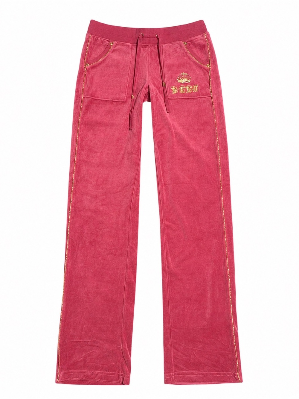 BCBGeneration Low Rise Y2K 2000s Velour Pants